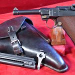 SOLD ULTRA RARE & WELL DOCUMENTED 1937 S/42 LUGER, KRIEGSMARINE MARKED WITH MINT EAGLE/M HOLSTER, MINT CRISP!