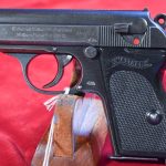SOLD VERY CHOICE, WALTHER PPK PISTOL, WaA359 WAFFENAMTED, 1942 MILITARY FINISH, BLACK GRIPS, VERY CRISP & VERY SCARCE!