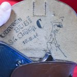 SOLD FANTASTIC GERMAN ARMY OFFICER ATTRIBUTED WALTHER PP PISTOL, WITH MUST SEE HOLSTER WITH 1941 DEDICATION, MINT CRISP!