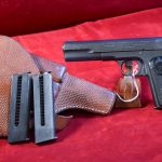 SOLD SCARCE SWEDISH HUSQVARNA m/07 PISTOL, STILL IN THE ORIGNAL 9/mm BROWNING LONG, NON-IMPORT, MINT CRISP FULL RIG!