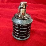 SOLD RARE HARD TO FIND ORIGINAL JAPANESE WW2 TYPE 97 FRAGMENTATION HAND GRENADE WITH FUSE MARKED & DATED…INERT!