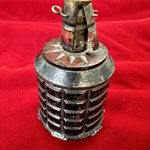RARE HARD TO FIND ORIGINAL JAPANESE WW2 TRANSITIONAL TYPE 91 FRAGMENTATION HAND GRENADE…INERT!