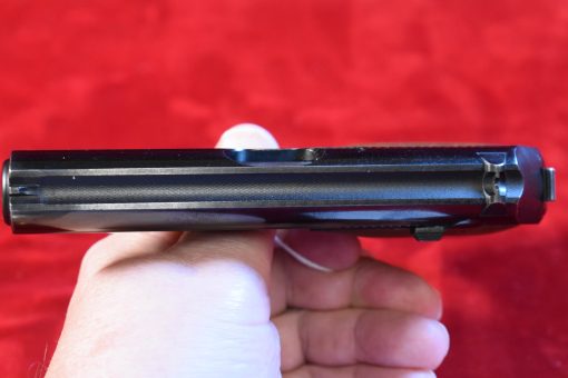 TUE AUG 5, GERMAN ARMY MAUSER HSc PISTOL, EAGLE /135 PROOFED, 1941 HIGH GRADE COMMERCIAL FINISH, RARE VARIANT, VERY SHARP! - Image 9