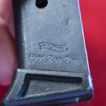 SOLD MAGMANIA! GERMAN WWII WALTHER PPK, BLACK FINGER REST  MAG