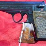 SOLD EXCEPTIONAL, LATE 1941 NAZI POLICE ISSUED WALTHER PPK PISTOL, EAGLE/C MARKED, MINT CRISP STUNNING!