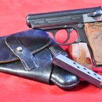 SOLD EXCEPTIONALLY RARE NAZI RSHA/SS ISSUE WALTHER PPK, “K SUFFIX” VARIANT (TYPE 4) WITH BOTH MATCHING MAGS & SS TYPE LEADING EDGE HOLSTER, MINT CRISP!