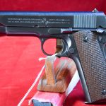 FRI APR 25, EXCEPTIONAL, BLUED 1941 COLT MODEL 1911A1 US ARMY SERVICE PISTOL, RS INSPECTED, SHIPPED 4/30/1941, 100% ORIGINAL & MINT CRISP!