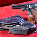 SOLD, STEYR-PIEPER MODEL 1908/34 AUSTRO-NAZI POLICE PISTOL, WITH MATCHING NUMBERED MAG, FULL RIG WITH HOLSTER & SPARE MAG, VERY SHARP!