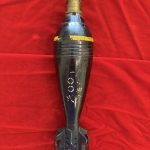 FRI MAR 7, ORIGINAL JAPANESE WWII TYPE 100 HE 81MM (INERT) MORTAR ROUND DATED 1942