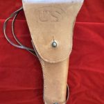 THU MAY 8, MINT UN-ISSUED, SEARS 1942 MARKED, US WWII M1916 HOLSTER FOR THE COLT M1911A1 SERVICE PISTOL