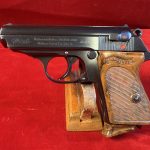 SOLD  MINT  EXCEPTIONAL, WALTHER PPK PISTOL, 1939 EARLY WARTIME COMMERCIAL VARIANT, LAST OF THE HIGH GRADE FINISHED GUNS, MINT CRISP STUNNING!