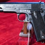 SOLD VERY SCARCE PRODUCTION 1923 NORWEGIAN M1914 PISTOL, 100% MATCHING, KONGSBERG-COLTEN, VERY SHARP!