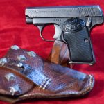 SOLD, SCARCE & RARELY SEEN 1939 CZECH MARS PISTOL, 6.35mm (.25 auto), MUCH RARER THAN THE DUO PISTOL, WITH ULTRA RARE 1942 A. FISCHER HOLSTER TOO!