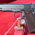 SOLD  EXCEPTIONAL, US WWII COLT 1911A1 ARMY SERVICE PISTOL, JUNE 1943 SHIPMENT, MATCHING SLIDE, 100% CORRECT, STUNNING MINT CRISP!