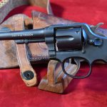 SOLD VERY CHOICE, US WWII NAVY MARKED SMITH & WESSON VICTORY REVOLVER & USN BOYT 43 SHOULDER HOLSTER, LIKE BUSH 41 CARRIED!