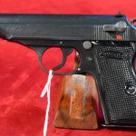 FRI NOV 14, VERY SCARCE, 1945 WALTHER PP PISTOL, NAZI POLICE EAGLE/F, MATCHING, MIXED BLUE & PHOSPHATE FINISH, MINT SHARP! )