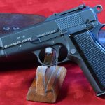 WED OCT 1, RARE, NON IMPORT,1944 2nd CHINESE CONTRACT CANADIAN WW2 INGLIS MK1∗ BROWNING HIGH POWER PISTOL, TANGENT SIGHT & SLOTTED , WITH EARLY STOCK, VERY SHARP!