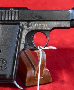 WED JUN 18, SCARCE LATE WAR MODEL 1935 BERETTA PISTOL, BLANK SLIDE, NAZI 4UT MARKED & "CAL 7.65 MARKED, MINT!