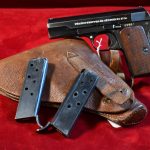 SOLD HUNGARIAN MODEL 37M SERVICE PISTOL, FULL RIG WITH 2 SPARE MAGS & RARE HOLSTER!