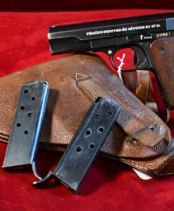 MON JUN 2, HUNGARIAN MODEL 37M SERVICE PISTOL, FULL RIG WITH 2 SPARE MAGS & RARE HOLSTER!