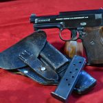 SOLD MAUSER MODEL 1934 PISTOL, WITH 1938 POLICE HOLSTER AND SPARE MAG TOO!