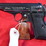 SOLD, VERY SCARCE 9mmK/.380 auto, 1941 LUFTWAFFE ISSUED WALTHER PP PISTOL, 380/9mmk BOTTOM MAG RELEASE, VERY SHARP!