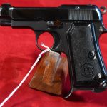 SOLD, ITALIAN SOCIALIST REPUBLIC 1943-1945 MODEL 1934 BERETTA PISTOL, BLANK SLIDE VARIANT, MINT CRISP!