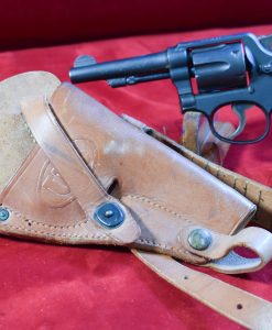 THU JUN 26, WELL DOCUMENTED US NAVY ISSUED MINT SMITH & WESSON VICTORY MODEL REVOLVER & USN BOYT 43 SHOULDER HOLSTER, CARRIED BY WWII CATALINA PILOT, LATER CHIEF TEST PILOT, PAX RIVER! MINT CRISP RIG!