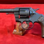 SOLD US WWII COLT COMMANDO REVOLVER, .38 SPECIAL 4 INCH, SHIPPED JAN,1944 TO THE US MARITIME COMMISSION, McCOMB, MISSISSIPPI, WITH MANUAL, MINT NEW!