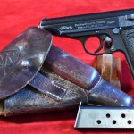 SOLD  EXTREMELY RARE WALTHER PP PISTOL, SA MARKED "GRUPPE NIEDERRHEIN" FULL RIG WITH ULTRA RARE SA MARKED HOLSTER, MINT CRISP!