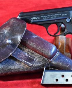 THU JUN 19, EXTREMELY RARE WALTHER PP PISTOL, SA MARKED "GRUPPE NIEDERRHEIN" FULL RIG WITH ULTRA RARE SA MARKED HOLSTER, MINT CRISP!