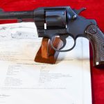 SOLD US WWII COLT COMMANDO REVOLVER .38 SPECIAL 4 INCH...SHIPPED TO THE US MARITIME COMMISION, READING PA, MINT CRISP!