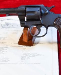 SOLD US WWII COLT COMMANDO REVOLVER .38 SPECIAL 4 INCH...SHIPPED TO THE US MARITIME COMMISION, READING PA, MINT CRISP!