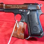 SOLD VERY SCARCE 1937 ITALIAN NAVY MARKED 1935 BERETTA PISTOL, BEAUTIFULLY TONED SLIDE, VERY CRISP!