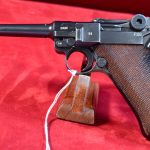 SOLD OUTSTANDING & EXCEPTIONAL byf41 P.08 “BROWN WIDOW” LUGER, MATCHING MAG, MINT CRISP STUNNER!