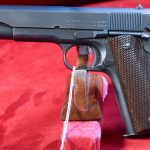 SOLD RARE & VERY EARLY JAN 1943, PRODUCTION 1st SLIDE LOGO VARIANT REMINGTON RAND 1911A1 U.S. ARMY PISTOL, VERY SHARP!