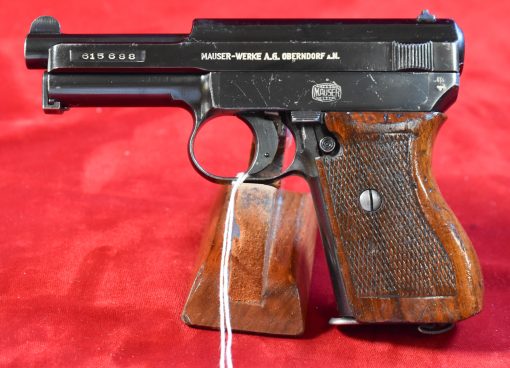 WED JUL 30, GERMAN ARMY EARLY WWII MODEL 1934 MAUSER PISTOL NAZI ARMY EAGLE/655 PROOFED WITH TEST EAGLE, MINT SHARP! - Image 1