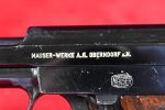 WED JUL 30, GERMAN ARMY EARLY WWII MODEL 1934 MAUSER PISTOL NAZI ARMY EAGLE/655 PROOFED WITH TEST EAGLE, MINT SHARP! - Image 5