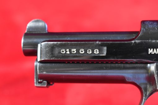 WED JUL 30, GERMAN ARMY EARLY WWII MODEL 1934 MAUSER PISTOL NAZI ARMY EAGLE/655 PROOFED WITH TEST EAGLE, MINT SHARP! - Image 7