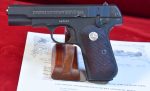 MON JUL 28, RARE US WWII US PROPERTY MARKED 1903 COLT POCKET HAMMERLESS PISTOL, LATE 1944 PRODUCTION, NOT BRITISH PROOFED, MINTY! WITH COLT LETTER TOO!