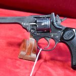 MON OCT 20, EARLY 1944 BRITISH WWII MILITARY ISSUE WEBLEY MARK IV .38/200 REVOLVER, MINT SHARP, PROBABLY SOE AGENT ISSUE FOR USE IN NAZI OCCUPIED EUROPE!