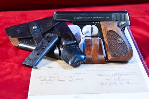 MON JUL 21, VERY RARE KOMMER MODEL 4 WITH CAPTURE PAPERS TOO! - Image 1