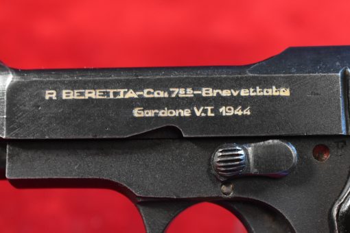 TUE JUL 29, EXCEPTIONAL 1944 NAZI ISSUED 1935 BERETTA PISTOL, “4UT” INSPECTED PHOSPHATE FINISH, RARE FLAT MAG, MINT CRISP! - Image 4