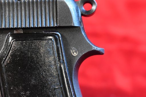 TUE JUL 29, EXCEPTIONAL 1944 NAZI ISSUED 1935 BERETTA PISTOL, “4UT” INSPECTED PHOSPHATE FINISH, RARE FLAT MAG, MINT CRISP! - Image 5