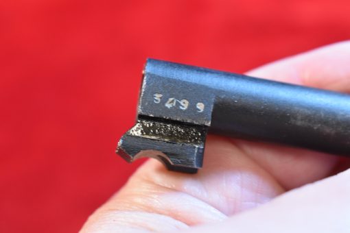 TUE JUL 29, EXCEPTIONAL 1944 NAZI ISSUED 1935 BERETTA PISTOL, “4UT” INSPECTED PHOSPHATE FINISH, RARE FLAT MAG, MINT CRISP! - Image 6