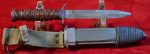 THU JUL 24, US WWII SCARCE MAKER, AERIAL GUARD MARKED, M3 FIGHTING KNIFE WITH M8 SCABBARD, MINT COLLECTOR GRADE! - Image 2
