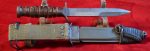 THU JUL 24, US WWII SCARCE MAKER, AERIAL GUARD MARKED, M3 FIGHTING KNIFE WITH M8 SCABBARD, MINT COLLECTOR GRADE! - Image 3