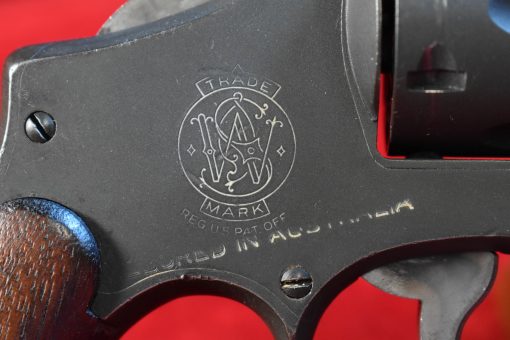 THU JUL 17, AUSTRALIAN WWII ISSUED SMITH & WESSON .38/200 REVOLVER, NICE! - Image 7
