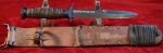 WED JUL 30, US WWII SCARCE 1943 IMPERIAL BLADE MARKED, M3 FIGHTING KNIFE WITH 1943 BARWOOD M6 LEATHER SCABBARD, COLLECTOR GRADE! - Image 3