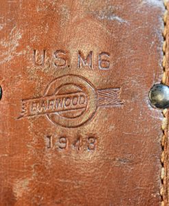 WED JUL 30, US WWII SCARCE 1943 IMPERIAL BLADE MARKED, M3 FIGHTING KNIFE WITH 1943 BARWOOD M6 LEATHER SCABBARD, COLLECTOR GRADE!
